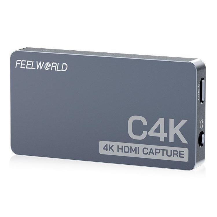 FEEWORLD C4K Video Capture 4K HDMI 60Hz In and Out USB-C Plug and Play for Streaming Gaming Video Conference