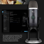 Logitech Blue Yeti X Condenser USB Recording Live Broadcast Microphone — view 9