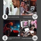 Logitech Blue Yeti X Condenser USB Recording Live Broadcast Microphone — view 10
