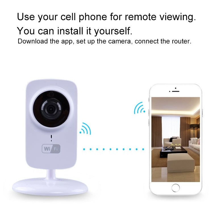 JD-C8310-S1 1.0MP Two-Way Audio Smart Wireless Wifi IP Camera, Support Motion Detection & Infrared Night Vision
