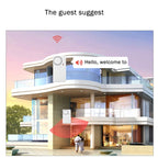 Home Security Wireless Remote Control Door Window Siren Magnetic Sensor Alarm Warning, 1 Remote Controller + 2 Magnetic Sensors