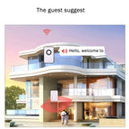 AITENG V018G Life Waterproof Battery-Free Wireless Doorbell, 1 Receiver + 1 x Transmitter, Receiver Distance: 130m, US Plug — view 11