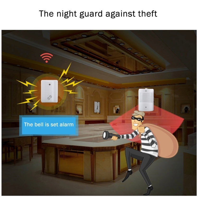 F622-108 Upgraded Version Good Safe Wireless Electro Guard Watch Remote Detective System Kit for Home Office, 1 x Receiver + 1 x Detector — view 7