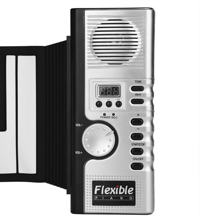 Portable Flexible Roll Up Electronic Soft Keyboard Piano with Speakers, 61 Keys