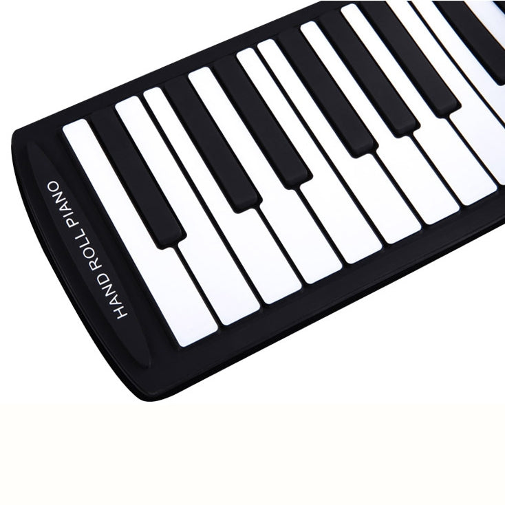 Portable Flexible Roll Up Electronic Soft Keyboard Piano with Speakers, 61 Keys