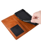 Magnetic Buckle Retro Texture Horizontal Flip Leather Case for Motorola Moto G7 Play (EU Version), with Holder & Card Slots & Wallet