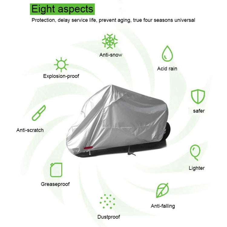 210D Oxford Cloth Motorcycle Electric Car Rainproof Dust-proof Cover, Size: XXXL