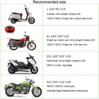 210D Oxford Cloth Motorcycle Electric Car Rainproof Dust-proof Cover, Size: XXXL