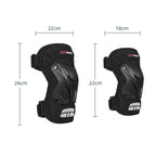 PRO-BIKER 2 in 1 Outdoor Sports Knee Pad Hiking Ski Motorcycle Bicycle Riding Protective Gear with Reflective Strip