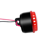 Motorcycle Brakes Horn with Red LED Light 12V 6 Tones + LED Lamp