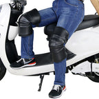 1 Pair Motorcycle Kneepad Windproof Warming Knee Pads Legs Protector Thickening Cold-Proof, Warming Knee Pads, Short — view 11