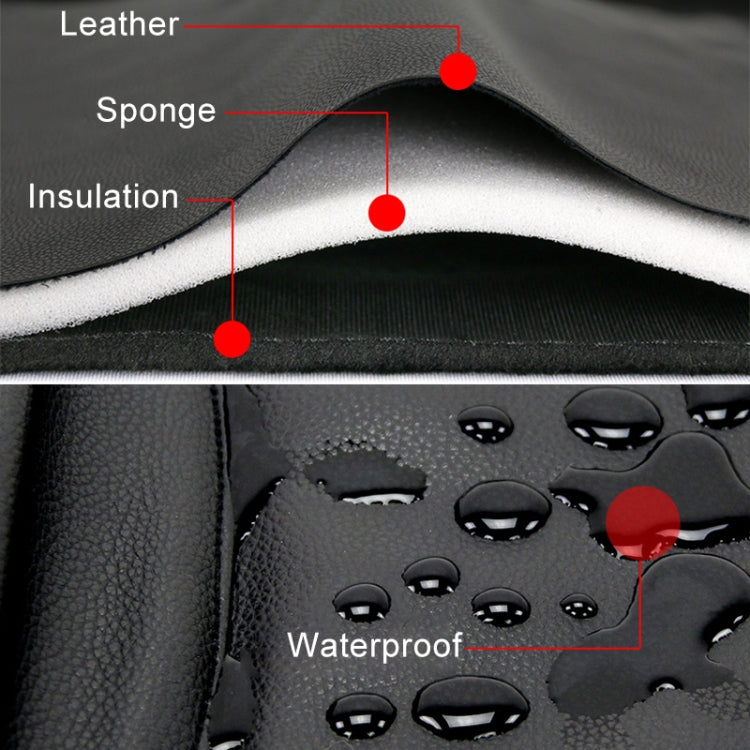1 Pair Motorcycle Kneepad Windproof Warming Knee Pads Legs Protector Thickening Cold-Proof, Warming Knee Pads, Short — view 6