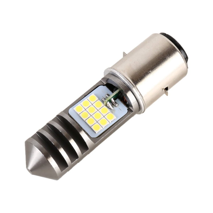 BA20D DC12V / 7.4W Motorcycle LED Headlight with 24LEDs SMD-3030 Lamp Beads