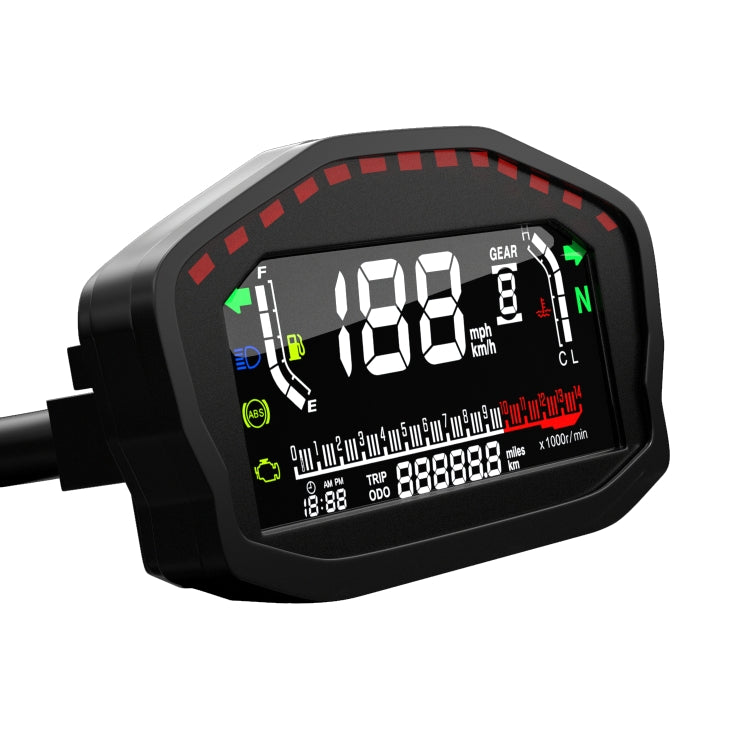 CS-1089A1 Motorcycle Modified Multi-function LCD Color Screen Odometer Tachometer — CS-1089A1