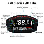 CS-1089A1 Motorcycle Modified Multi-function LCD Color Screen Odometer Tachometer — view 5