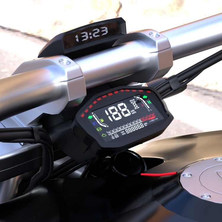 CS-1089A1 Motorcycle Modified Multi-function LCD Color Screen Odometer Tachometer — view 9
