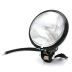 4 inch Motorcycle Black Shell Glass Retro Lamp LED Headlight Modification Accessories — 4 inch Black Shell Glass Retro Lamp
