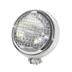 Motorcycle Silver Shell Harley Headlight Retro Lamp LED Light Modification Accessories