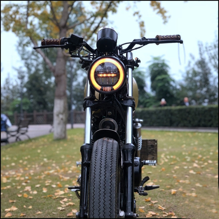 Motorcycle 5.75 inch Harley Headlight Retro Lamp LED Light Modification Accessories