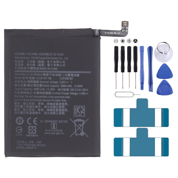 4000mAh SCUD-WT-N6 Li-ion Battery Replacement for Samsung Galaxy A10S SM-A107/A20S SM-A207
