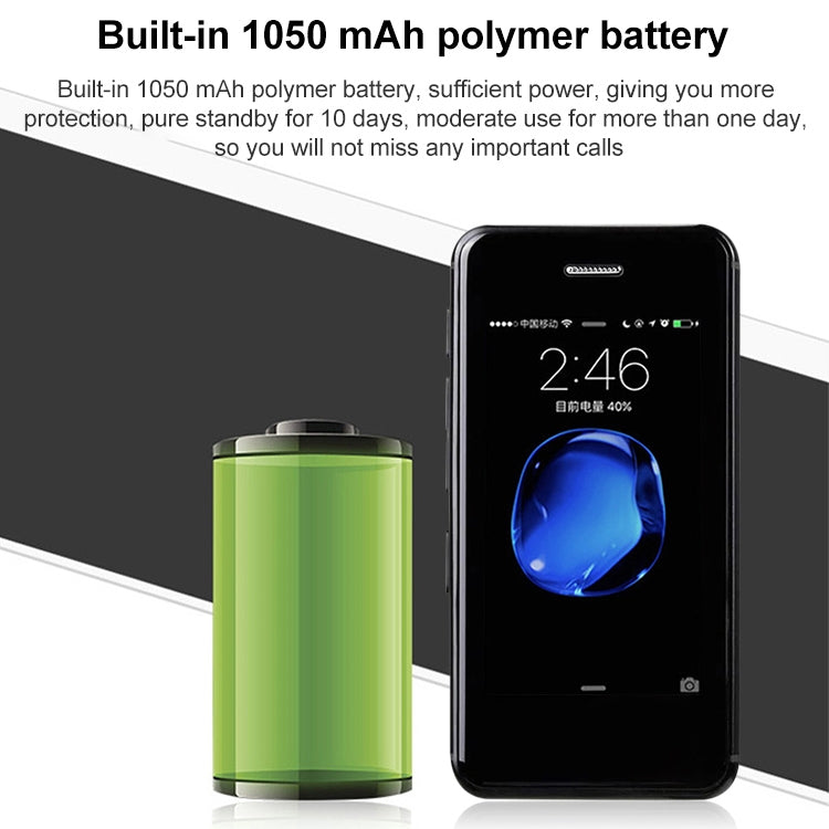 2.45 inch, Android 5.1 MTK6580 Quad Core, Support Bluetooth / WiFi, Network: 3G
