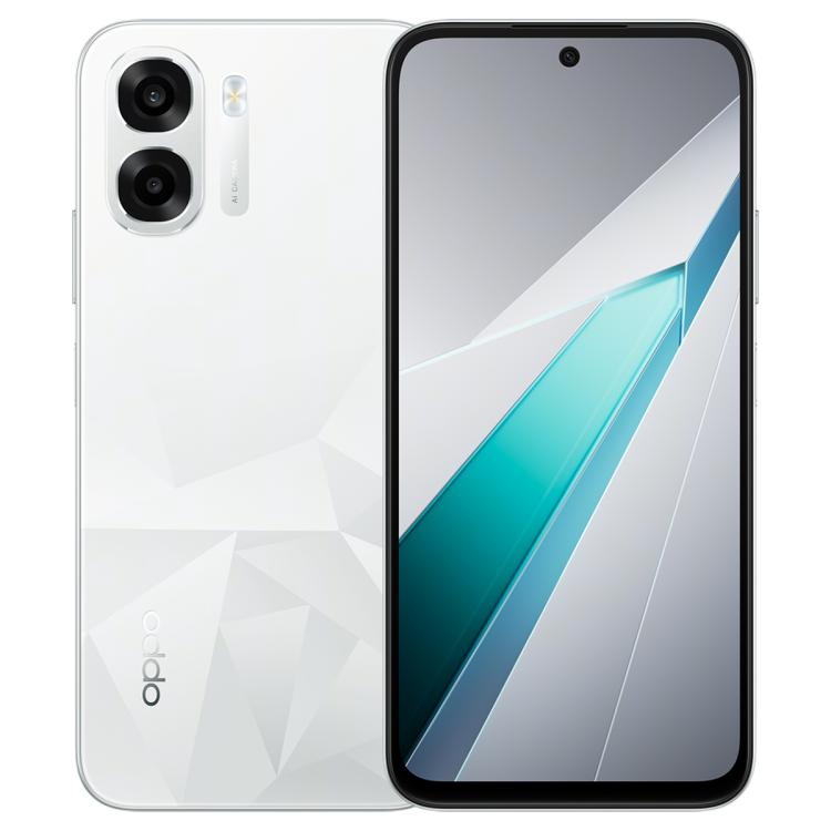 OPPO K15x, Side Fingerprint, 6.75 inch ColorOS 16.0 Android 16 Dimensity 6300 Octa Core, NFC, Network: 5G, 6GB+256GB — White
