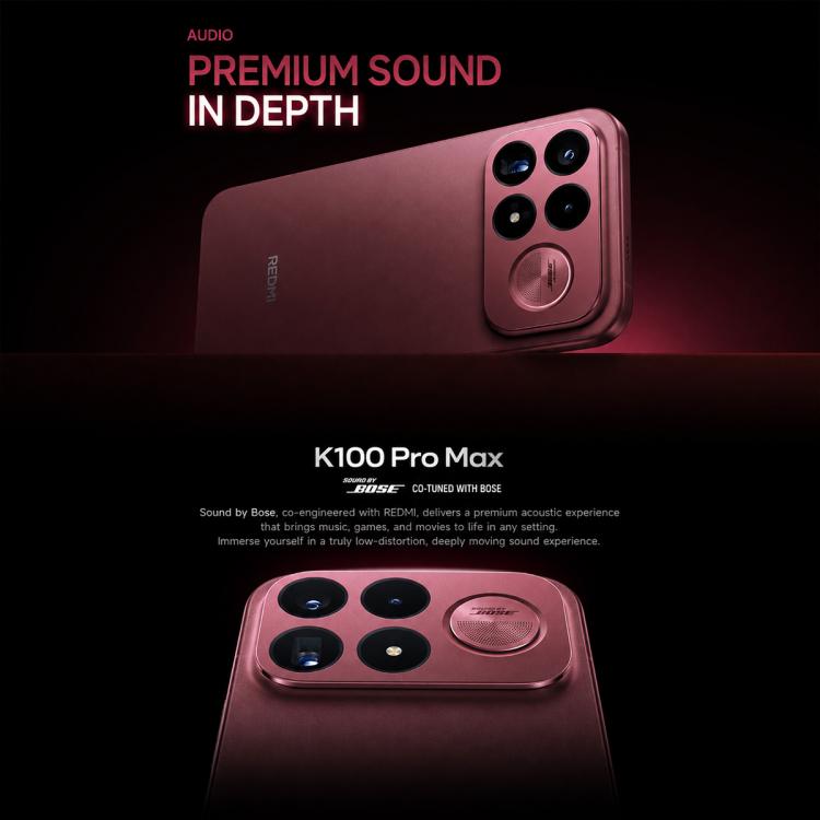 Xiaomi Redmi K100 Pro Max, 6.9 inch Xiaomi HyperOS 3 Snapdragon 8 Elite Gen 5 Octa Core, NFC, Network: 5G, 12GB+256GB