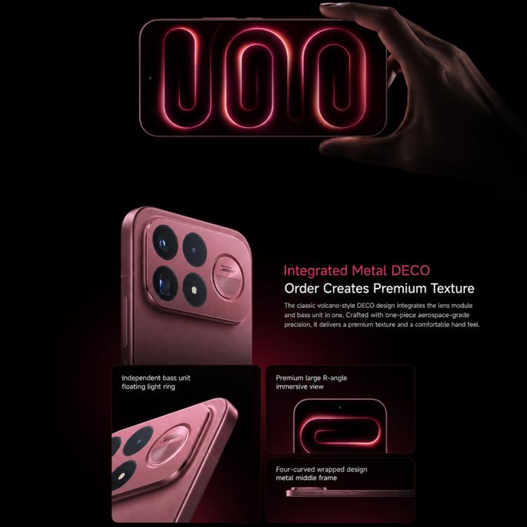 Xiaomi Redmi K100 Pro Max, 6.9 inch Xiaomi HyperOS 3 Snapdragon 8 Elite Gen 5 Octa Core, NFC, Network: 5G, 12GB+256GB
