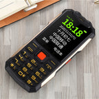 Waterproof Shockproof Dustproof, 4800mAh Battery, 2.4 inch, 21 Keys, Bluetooth, LED Flashlight, FM, SOS, Dual SIM, Network: 2G
