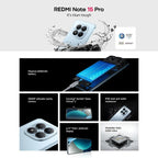 Xiaomi Redmi Note 15 Pro 4G Global, In-screen Fingerprint, 6.77 inch Xiaomi HyperOS 2 MediaTek Helio G200-Ultra Octa Core, Network: 4G, NFC, 12GB+512GB