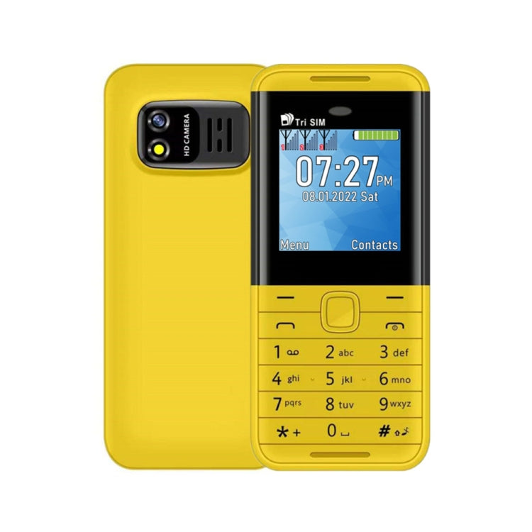 1.33 inch, MTK6261D, 21 Keys, Support Bluetooth, FM, Magic Sound, Auto Call Record, GSM, Triple SIM