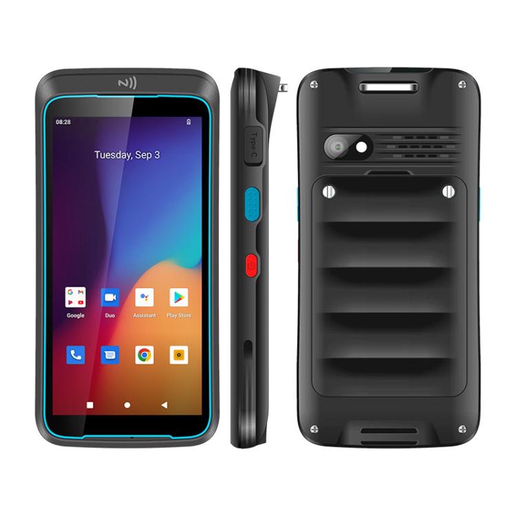 UNIWA V5N Barcode PDA Rugged Phone, 4GB+64GB, 5.5 inch Android 12 MediaTek MT6765 Helio P35 Octa Core, NFC, Network: 4G — UK Plug