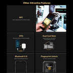 Oukitel WP23 Plus Rugged Phone, 8GB+256GB, 6.52 inch Android 14.0Unisoc T606 Octa-core, NFC, OTG, Network: 4G, WP23 Plus