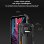 Oukitel WP23 Plus Rugged Phone, 8GB+256GB, 6.52 inch Android 14.0Unisoc T606 Octa-core, NFC, OTG, Network: 4G, WP23 Plus