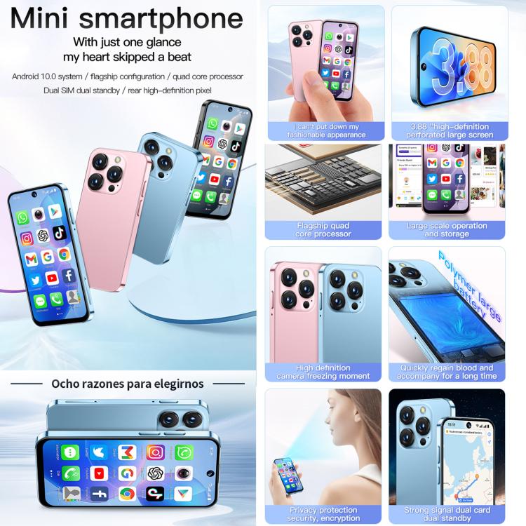 SOYES XS19, 2GB+16GB, 3.88 inch Android 10.0 MTK6580 Quad Core, Network: 3G, Dual SIM