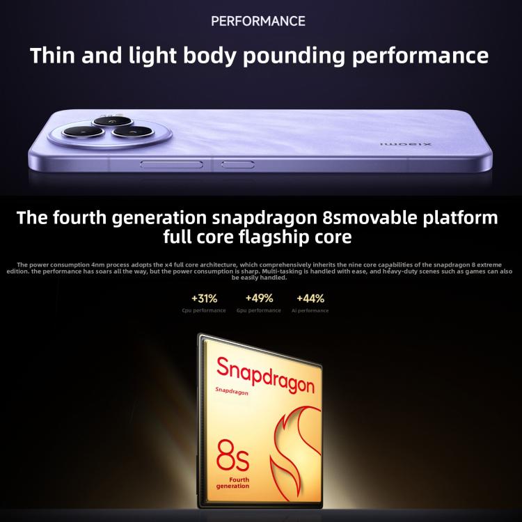 Xiaomi Civi 5 Pro, Screen Fingerprint, 6.55 inch Xiaomi HyperOS 2 Snapdragon 8s Octa-Core, NFC, Network: 5G, 16GB+512GB