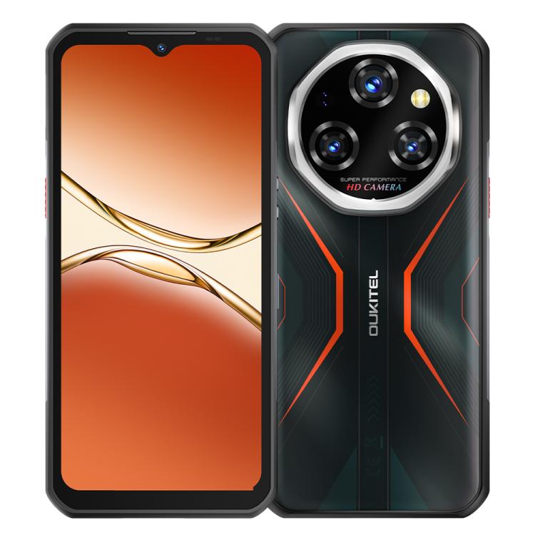 Oukitel WP55 5G Rugged Phone, 12GB+256GB, 108MP Camera, Fingerprint Identification, 6.6 inch MediaTek Dimensity 7025 Octa Core, NFC, OTG, Network: 5G
