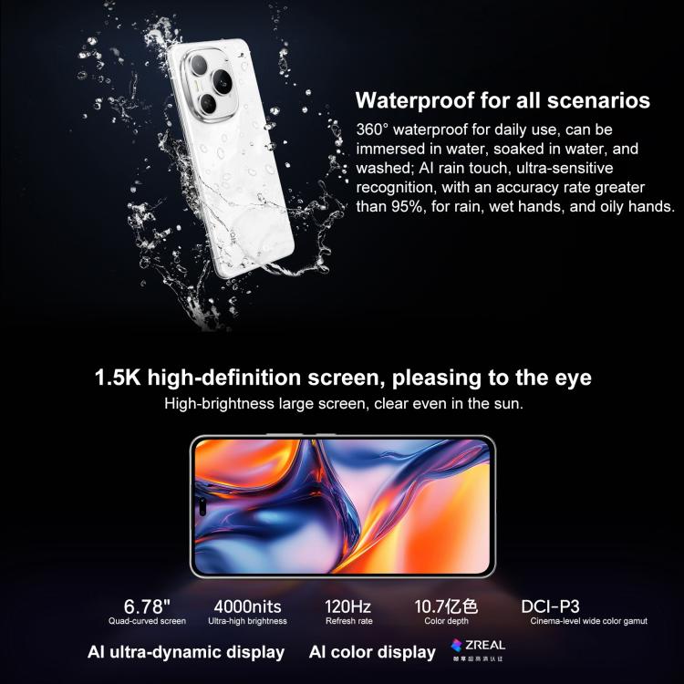 Honor Power, Screen Fingerprint, 6.78 inch MagicOS 9.0 Snapdragon 7 Gen 3 Octa Core, Network: 5G, NFC, OTG, 8GB+256GB