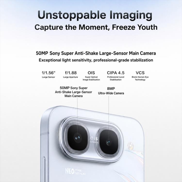 vivo iQOO Neo11 Ultra, Ultrasonic 3D Fingerprint, 6.83 inch Android 16 OriginOS 6 Dimensity 9500M Octa Core, OTG, NFC, Network: 5G, 16GB+256GB