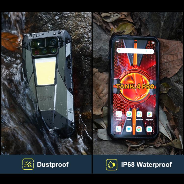 Unihertz Tank 4 Pro Projector Rugged Phone, Night Vision, 6.73 inch Android 13 Dimensity 8300 Octa Core, Network: 5G, NFC, 18GB+1TB