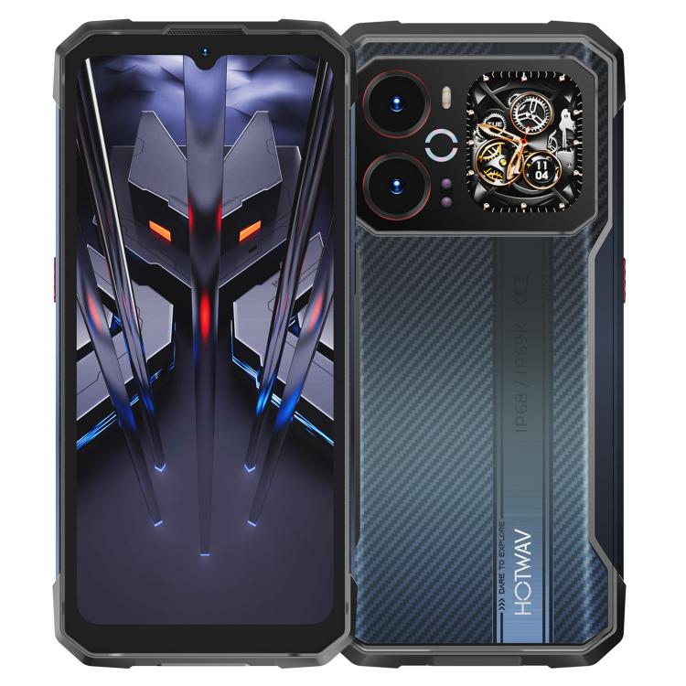 HOTWAV Cyber 18 Rugged Phone, 8GB+256GB, 6.75 inch Android 16 Unisoc T7250 UMS9230E Octa Core, Network: 4G, NFC, OTG — Black