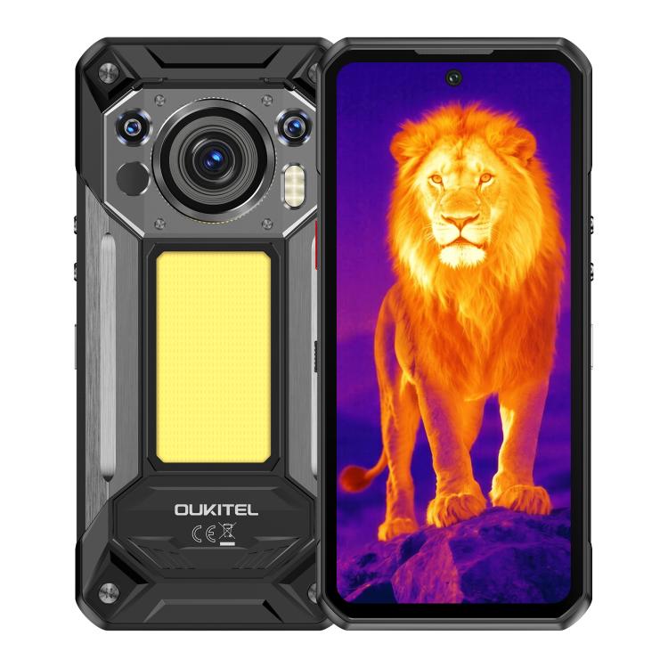 Oukitel WP500 Ultra Rugged Phone, Thermal Imaging, 12GB+1TB, 108MP Camera, Fingerprint Identification, 6.78 inch Android 16 MTK Dimensity 8300 Octa Core, NFC, OTG, Network: 5G
