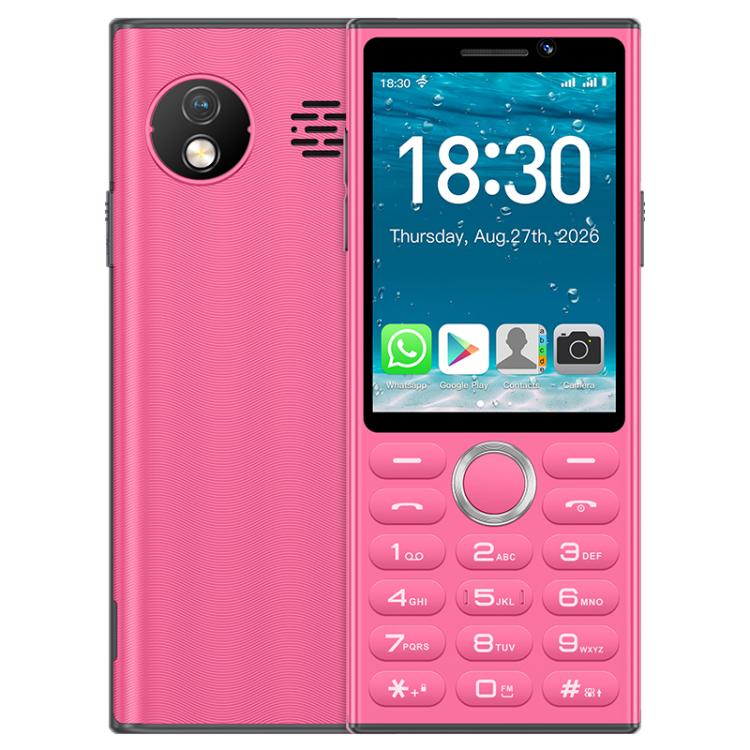A6 Keypad Phone, 2GB+16GB, 2.83 inch Android 9 Mediatek MT6762C Octa Core, Network: 4G, Support Google Store, With Camera — Black