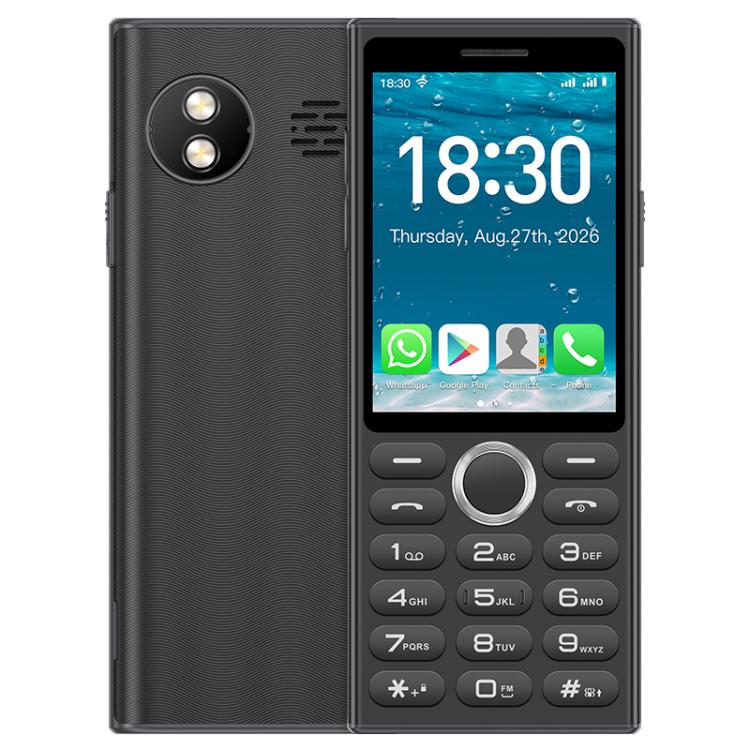 A6 Keypad Phone, 2GB+16GB, 2.83 inch Android 9 Mediatek MT6762C Octa Core, Network: 4G, Support Google Store, No Camera