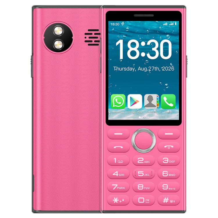 A6 Keypad Phone, 2GB+16GB, 2.83 inch Android 9 Mediatek MT6762C Octa Core, Network: 4G, Support Google Store, No Camera — Black