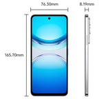vivo Y300t, Face ID / Side Fingerprint, 6.72 inch Android 15 OriginOS 5 Dimensity 7300 Octa Core, OTG, NFC, Network: 5G, 8GB+256GB