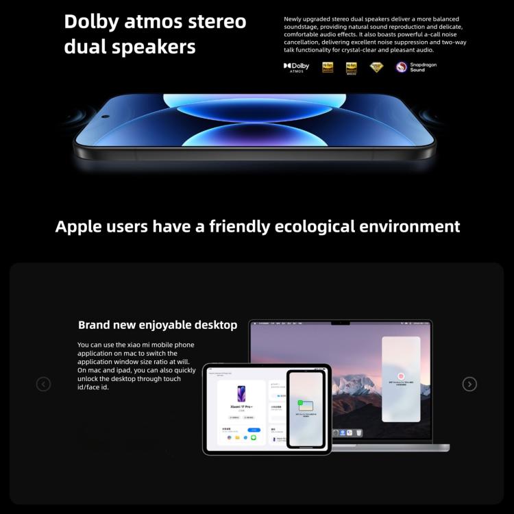 Xiaomi 17 Pro, 3D Ultrasonic Fingerprint, 6.3 inch Xiaomi HyperOS 3 Snapdragon 8 Elite Gen 5 Octa Core, NFC, Network: 5G, 16GB+512GB