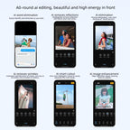 Honor 400, 12GB+256GB, Screen Fingerprint, 6.55 inch MagicOS 9.0 / Android 15 Snapdragon 7 Gen 4 Octa Core, Network: 5G, NFC, OTG, Support Google Play, Honor 400, 12GB+256GB