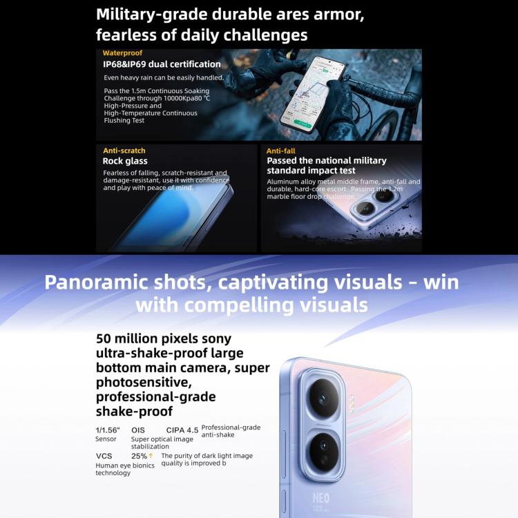 vivo iQOO Neo11, 16GB+1TB, Face ID / Screen Fingerprint Identification, 6.82 inch Android 16 OriginOS 6 Snapdragon 8 Elite Octa Core, OTG, NFC, Network: 5G, iQOO Neo11, 16GB+1TB, iQOO Neo11, 16GB+1TB