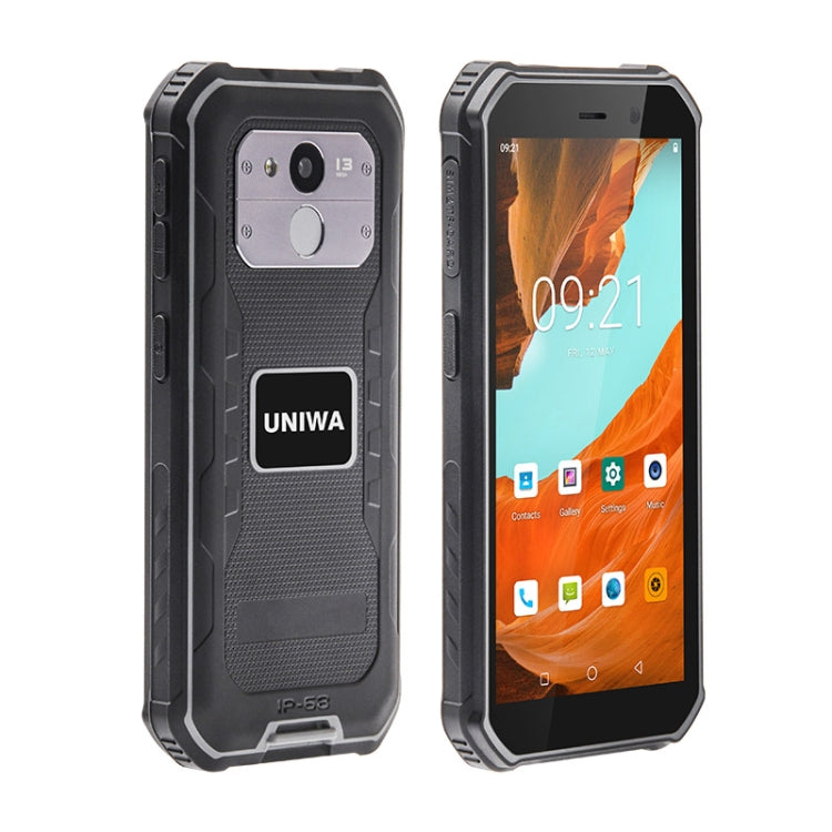 UNIWA F963 Pro Rugged Smart Phone, 4GB+64GB, 5.5 inch Android 13, Unisoc T606 Octa Core, NFC, Fingerprint Unlock, 4G Network, AU Plug, 4GB+64GB, AU Plug